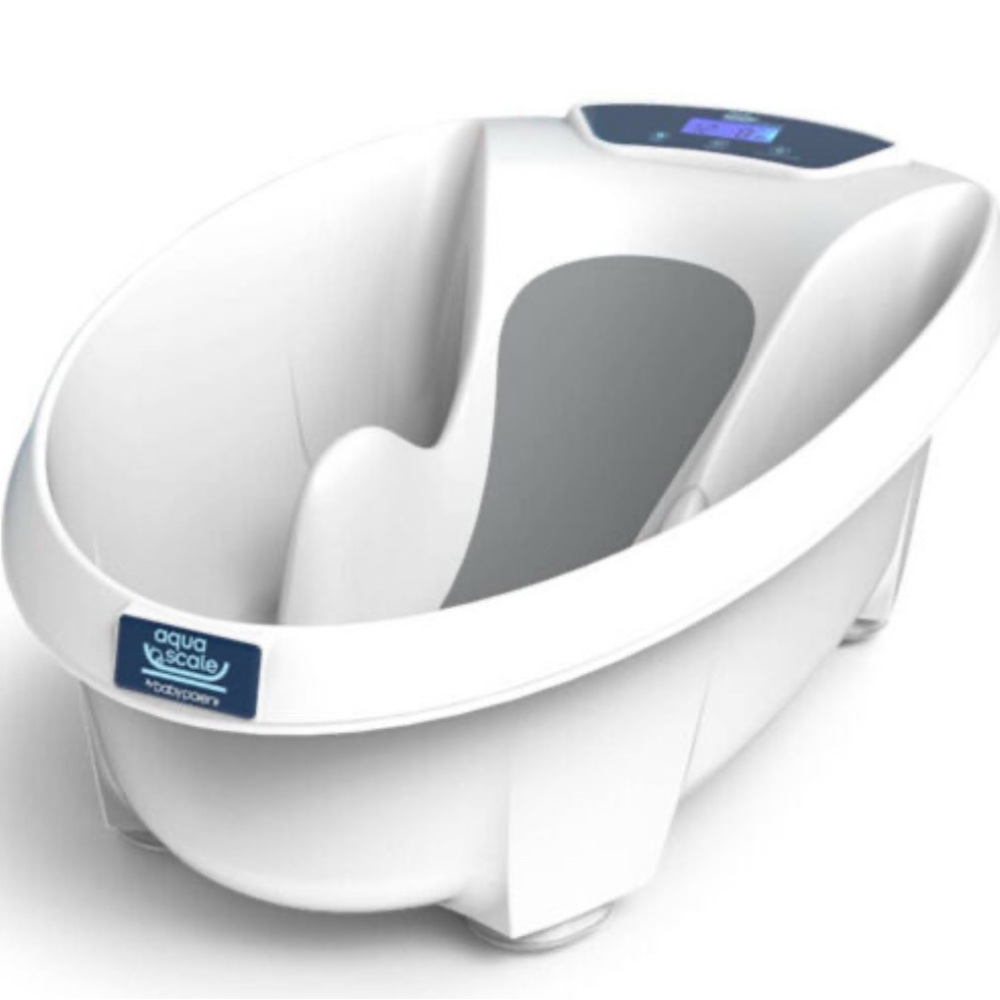 White Aqua Scale digital temperature Baby Bath Tub